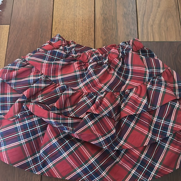 Gymboree Red Plaid Ruffle Mini Skirt - Picture 5 of 7
